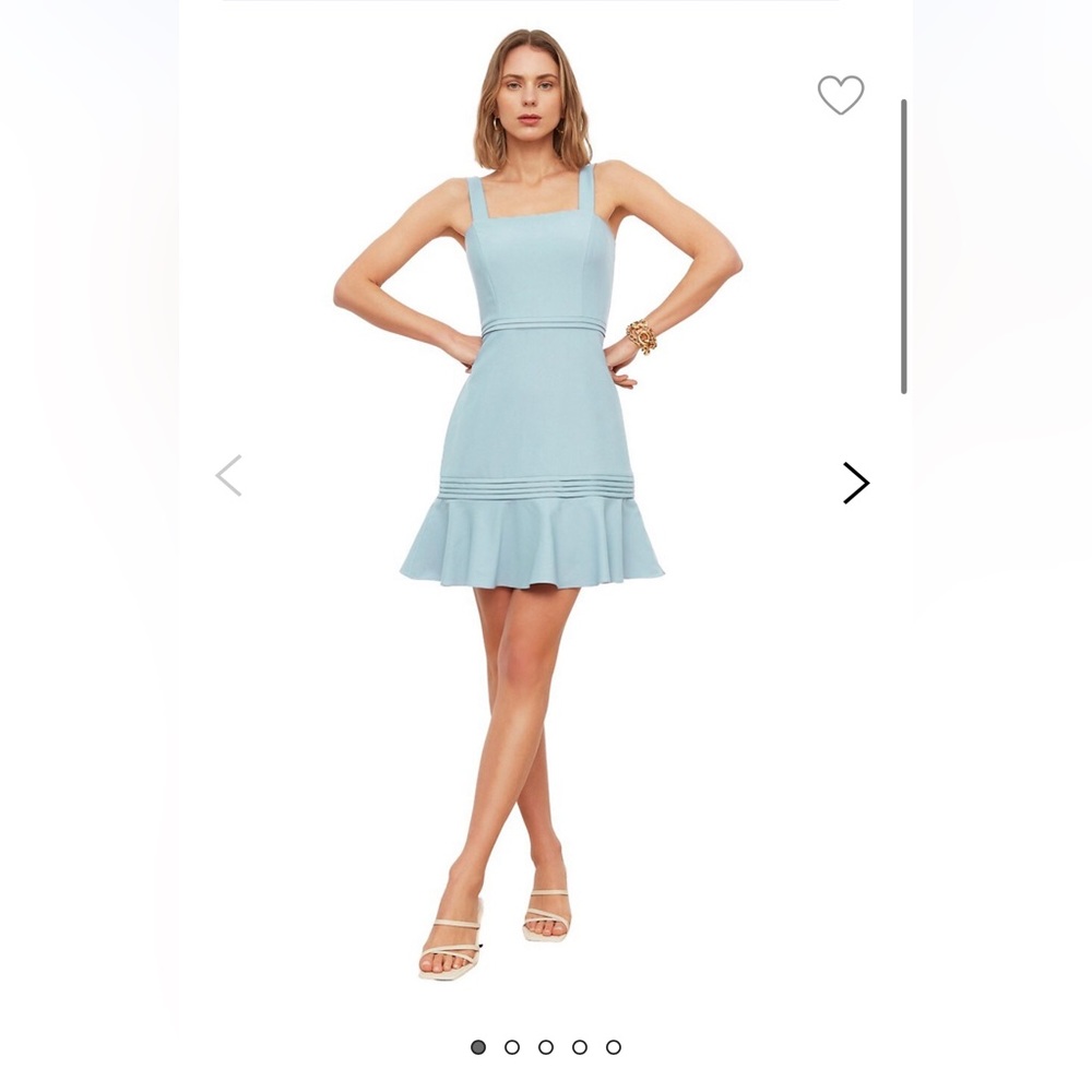 Blue mini dress